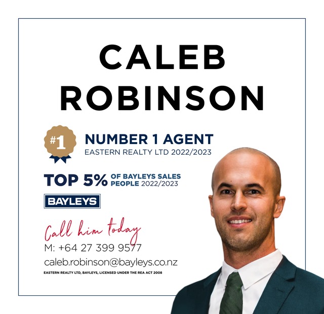 Caleb Robinson - Bayleys Real Estate - Parkvale School - Mar 24