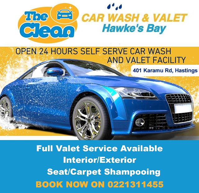 The Clean Carwash & Valet Hawke's Bay - Parkvale School